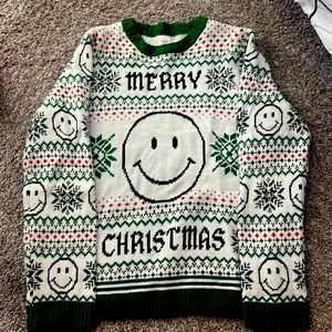 Long sleeve ugly christmas sweater